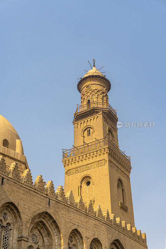 埃及老开罗的El-Sultan Qalawun清真寺。